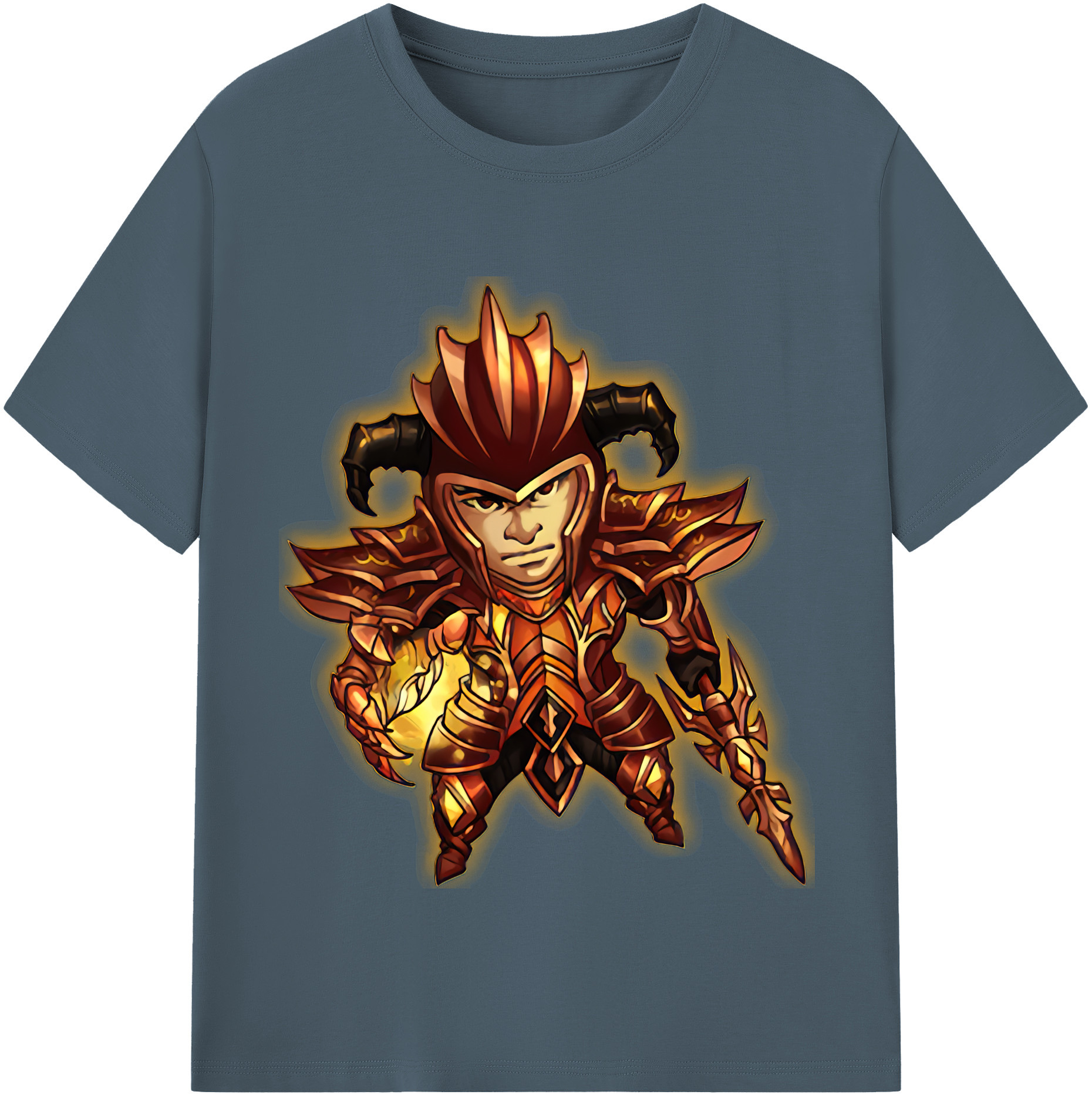 リーグ・オブ・レジェンド League of Legends LOL 綿100％半袖Tシャツ（フロントプリント）